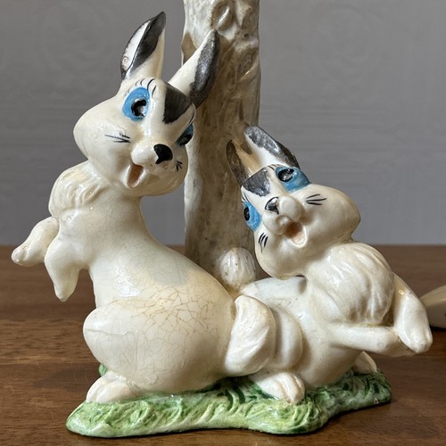 Bunny rabbit table - table, lamp