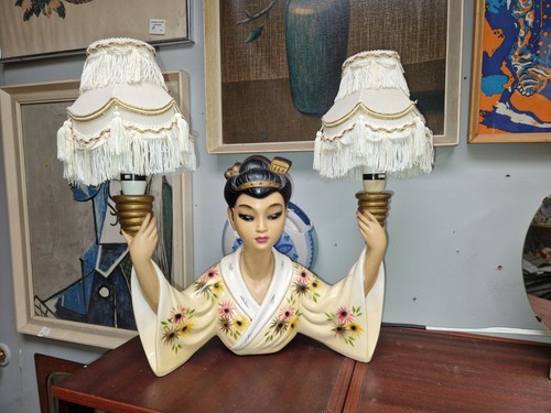 Vintage geisha girl - geisha,