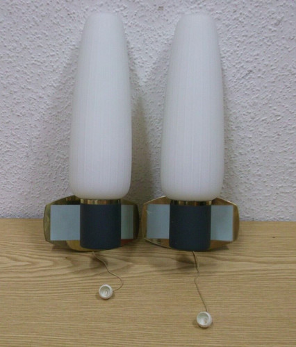 50s 60s wall lamp pair - 50s/60s, sconces