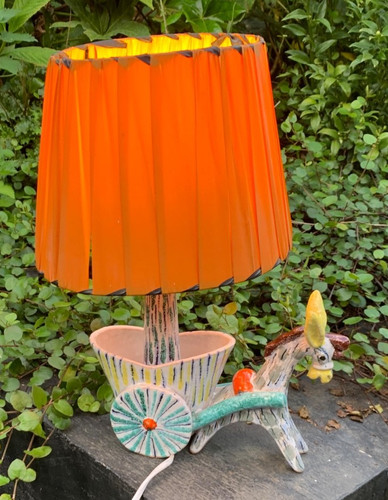 Vintage italian ceramic lamp - italian,